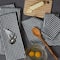 DII® Black Check Heavyweight Dishtowel & Dishcloth Set